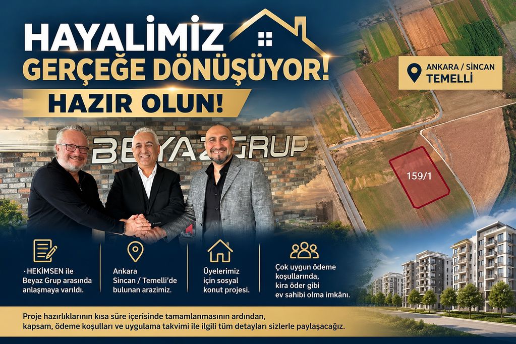 HEKİMSEN’in sosyal konut projesinde yeni aşama: Beyaz Grup ile anlaşma sağlandı